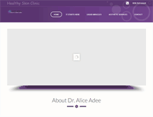 Tablet Screenshot of draliceadee.com